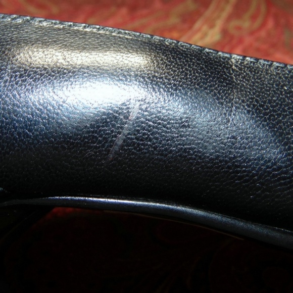 N.Y.L.A CAMILLA-N black leather pumps 7B ✨ - Picture 3 of 8